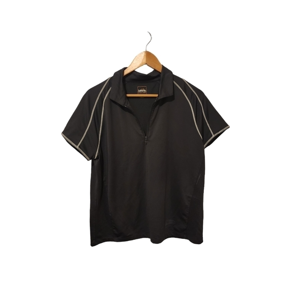 Polo Tennis Shirt Hiking Outdoor Tshirt Xlarge In Black